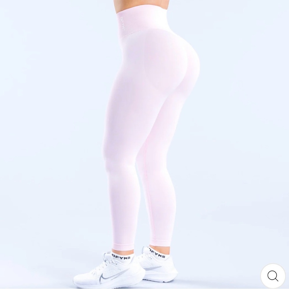 DFYNE Size Large Dynamic Legging in Light Rose Pink